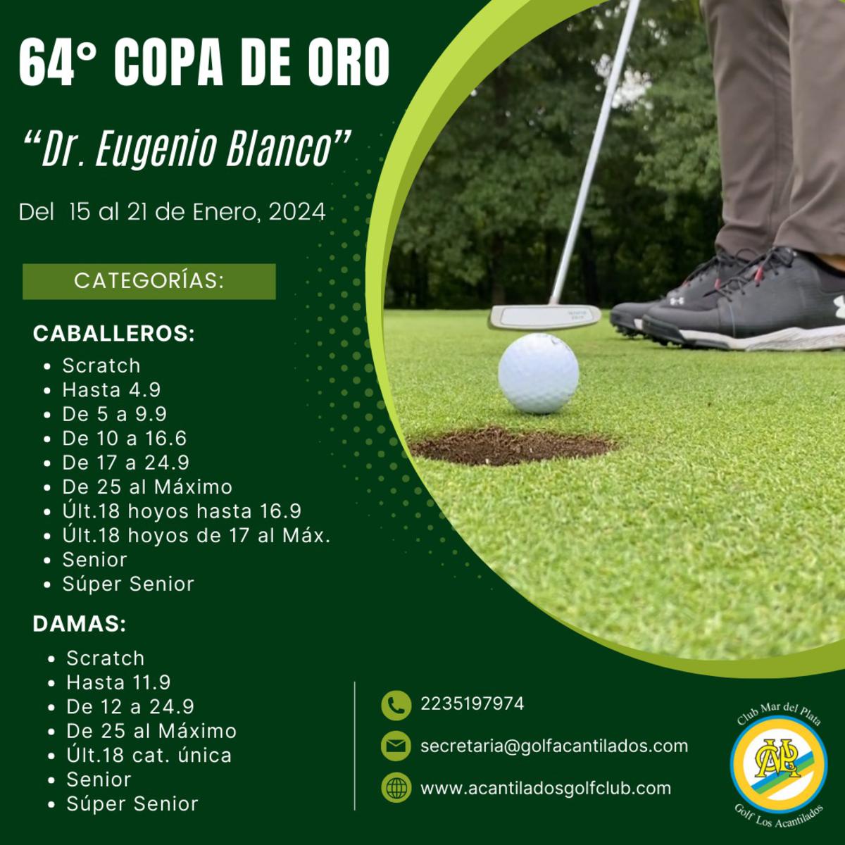64° Copa de Oro Dr. Egugenio Blanco